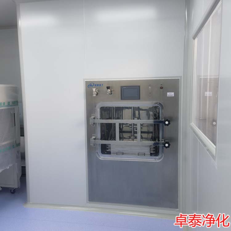 河北高业科技万级微生物实验室施工安装完成,净化车间装修找河北卓泰净化工程